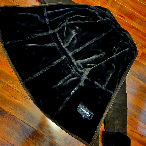 WILSONS Leather Suede Belted Coat - S (EUC) - Picture 13 of 15